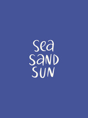 hand drawn sea illustration