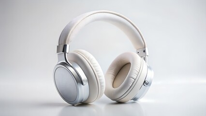 noise cancelling office headphones isolated on white background