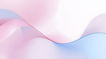 Pink abstract wave background with smooth curves and light design elements in a digital vector style