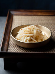 balloon flower root salad, Korean food