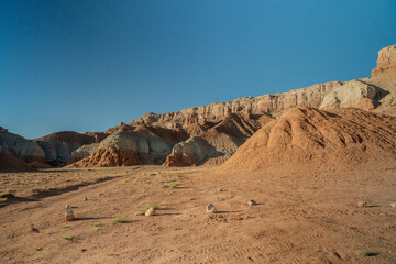 Goblin Valley Hoodoos and Desert Landscape in Utah