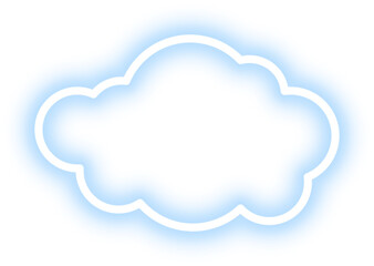 Neon Cloud Illustration