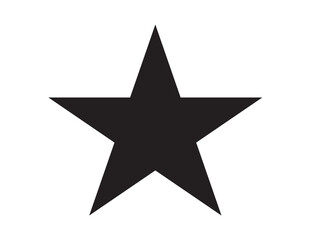 Obraz premium Single star icon.Single star icon on white background.A star vetor.