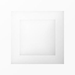 Fototapeta premium Abstract 3d modern square background. White and grey geometric pattern texture. vector art illustration