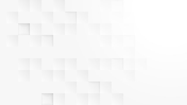 Abstract 3d modern square background. White and grey geometric pattern texture. vector art illustration
