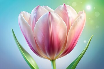 pink tulip flower