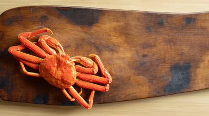 Fresh red snow crab, steamed snow crab © mnimage
