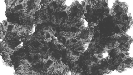 ゴツゴツしたグランジ素材