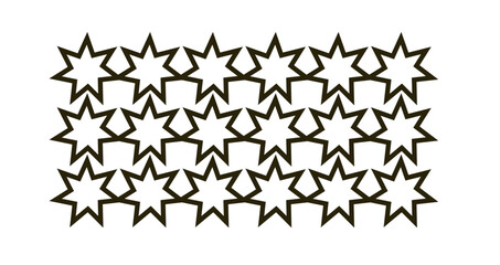 Repeating Geometric Star Pattern – Abstract Vector Seamless Design