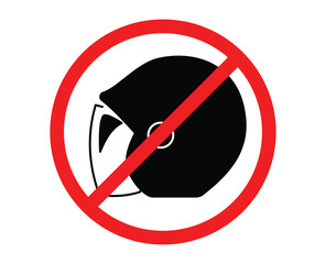no helmet sign in red circle or areas where use helmets are prohibited. no helmet allowed. no helmet. no helmet area