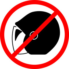no helmet sign in red circle or areas where use helmets are prohibited. A sign that says please remove your helmet. Take off your helmet. no helmet allowed. no helmet. no helmet area