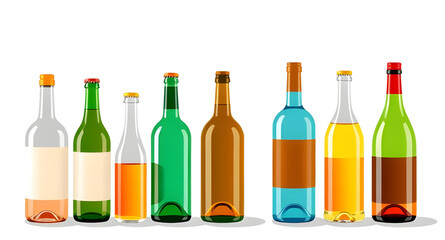 Bottles, Bottle icon, Glass bottle, Plastic bottle, Water bottle, Beverage bottle, Drink bottle, Empty bottle, Juice bottle, Milk bottle, Wine bottle, Oil bottle, Soda bottle, Transparent bottle, Colo
