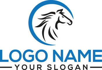 Fototapeta premium horse logo vector
