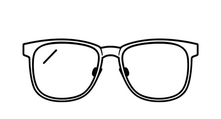 Fototapeta premium Glasses icon, Eyeglasses, Spectacles, Vision glasses, Reading glasses, Sunglasses icon, Optical glasses, Round glasses, Square glasses, Flat glasses icon, Cartoon glasses, Realistic eyeglasses, Glasse