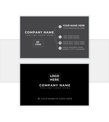 Stylish abstract luxury professional business card. simple idea creative colorful layout. Modern simple light business card template with flat user interface. Vector illustration print template. 
    