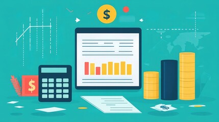 Budgeting and expense management infographics showing income tracking expense categories saving strategies financial goals visualization for better money control