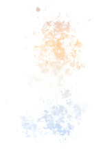 Colorful Abstract Splatter Element