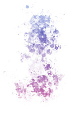 Colorful Abstract Splatter Element