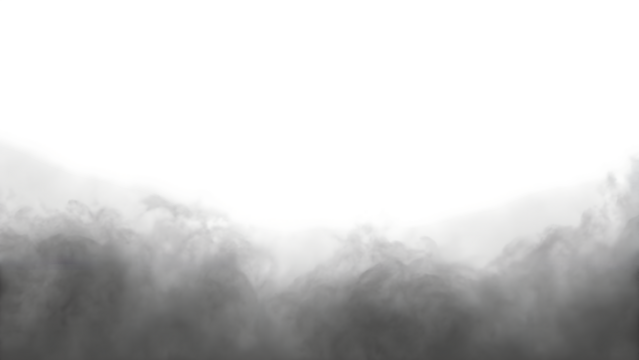 Abstract image of fog or smoke against a black background for compositing