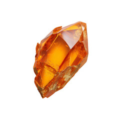 Luminous Amber Crystal Raw, Uncut Gemstone