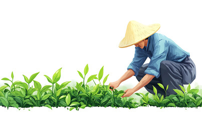 Refreshing Green Tea Leaves and Brewed Drink: Natural, Healthy, and Antioxidant-Rich Beverage