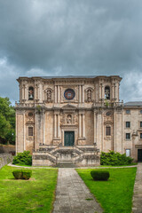 Obraz premium Samos (Freituxe) is a Spanish municipality in the province of Lugo, in the autonomous community of Galicia. It belongs to the Sarria region.