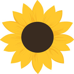 귀여운 노란 해바라기