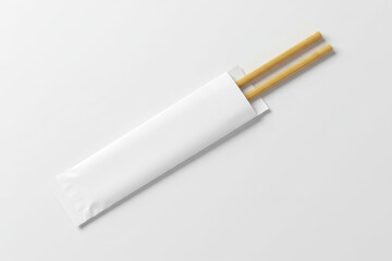 High Angle View of Chopsticks, 3d Illustration