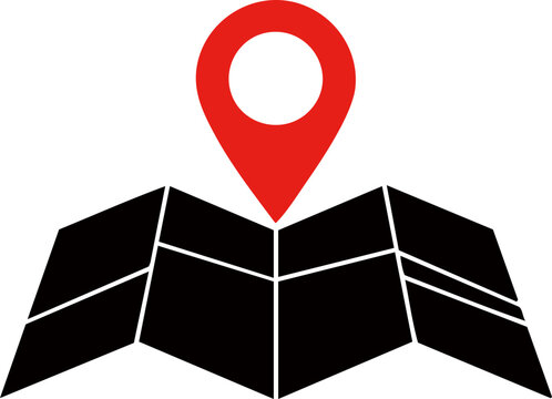 red map pointer