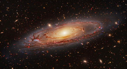 Space galaxy background