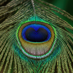 Obraz premium Iridescent Peacock Eye