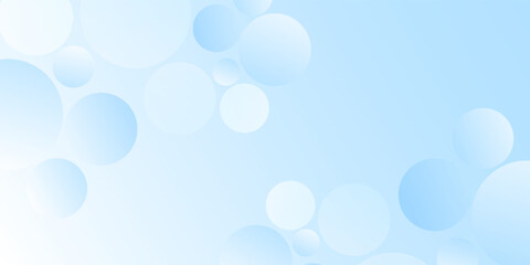 Simple geometric background gradient soft light blue bokeh for Graphic Business background hitech technology art modern