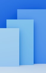 3D背景素材_四角形_青