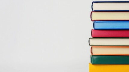 Stack of colorful books (1)