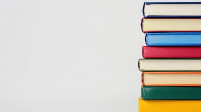 Stack of colorful books (1)