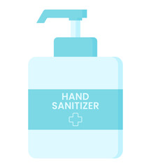 Hand sanitizer bottle or soap tube illustration clipart cartoon