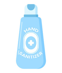 Hand sanitizer or soap bottle illustration clipart
