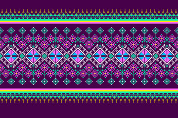 Geometric pixelated Arabic patterns on the fabric reflect the ornate and ethnicity,grid floral,grid colourful, backgrounds, seamless grid design for carpet,textile,textured,wallpaper,print,decorate