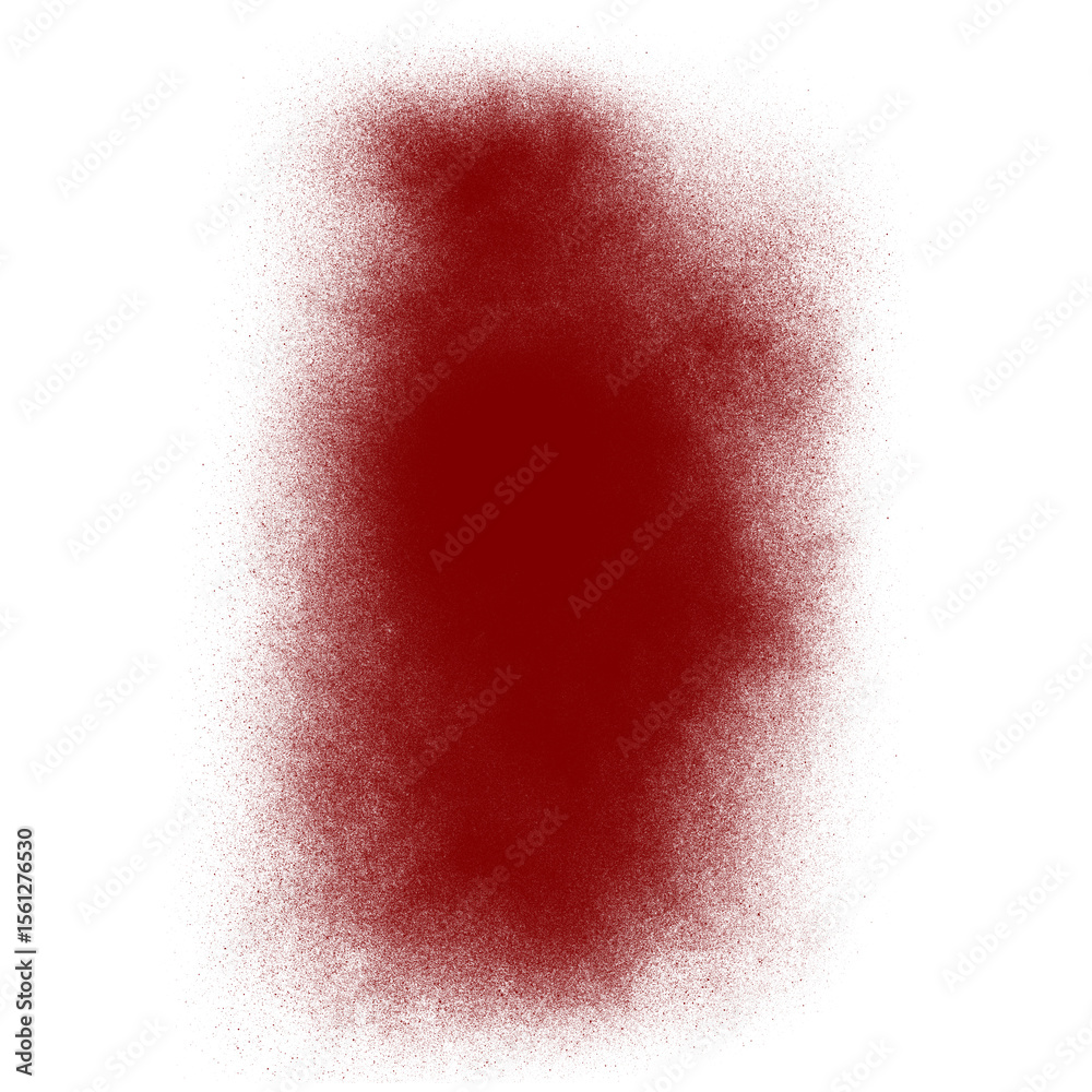 Poster crimson haze a captivating display of deep red color blending seamlessly against a transparent backd