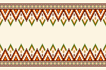 Geometric pixelated Arabic patterns on the fabric reflect the ornate and ethnicity,grid floral,grid colourful, backgrounds, seamless grid design for carpet,textile,textured,wallpaper,print,decorate