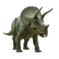 Obraz premium 力強い三本角 恐竜 3Dモデル
