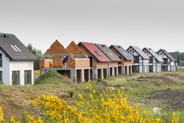 construction of a new housing estate of single-family houses