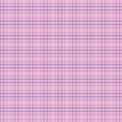 Soft Pink and Lilac Plaid Seamless Pattern Background