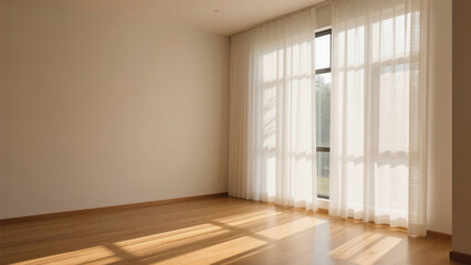 empty room with window