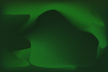 Abstract Green Fluid Gradient Background.