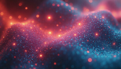 abstract red background with stars