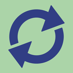 Simple Round Shape Vector Icon Isolated Vector Art