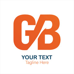 GB Letter Logo Icon Design Template Vector Abstract Modern Business