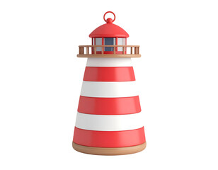 3D Lighthouse Illustration