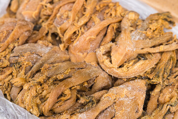 Dried Radish for Sale in Hong Kong Market